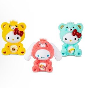 Hello Kitty Care Bears Collab Plush Toy Set